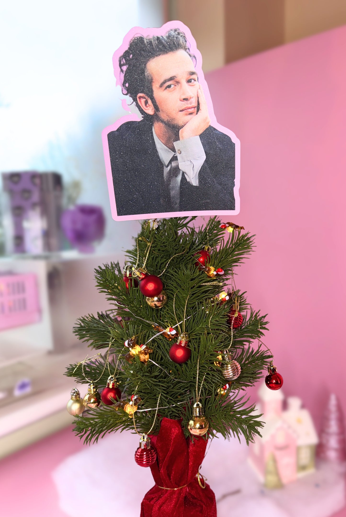 Matty Sparkly Christmas Tree Topper