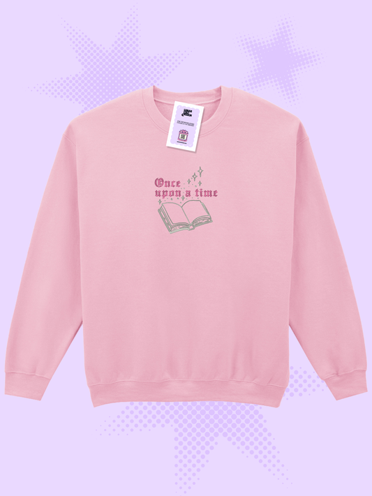 Once Upon A Time Embroidered Sweatshirt