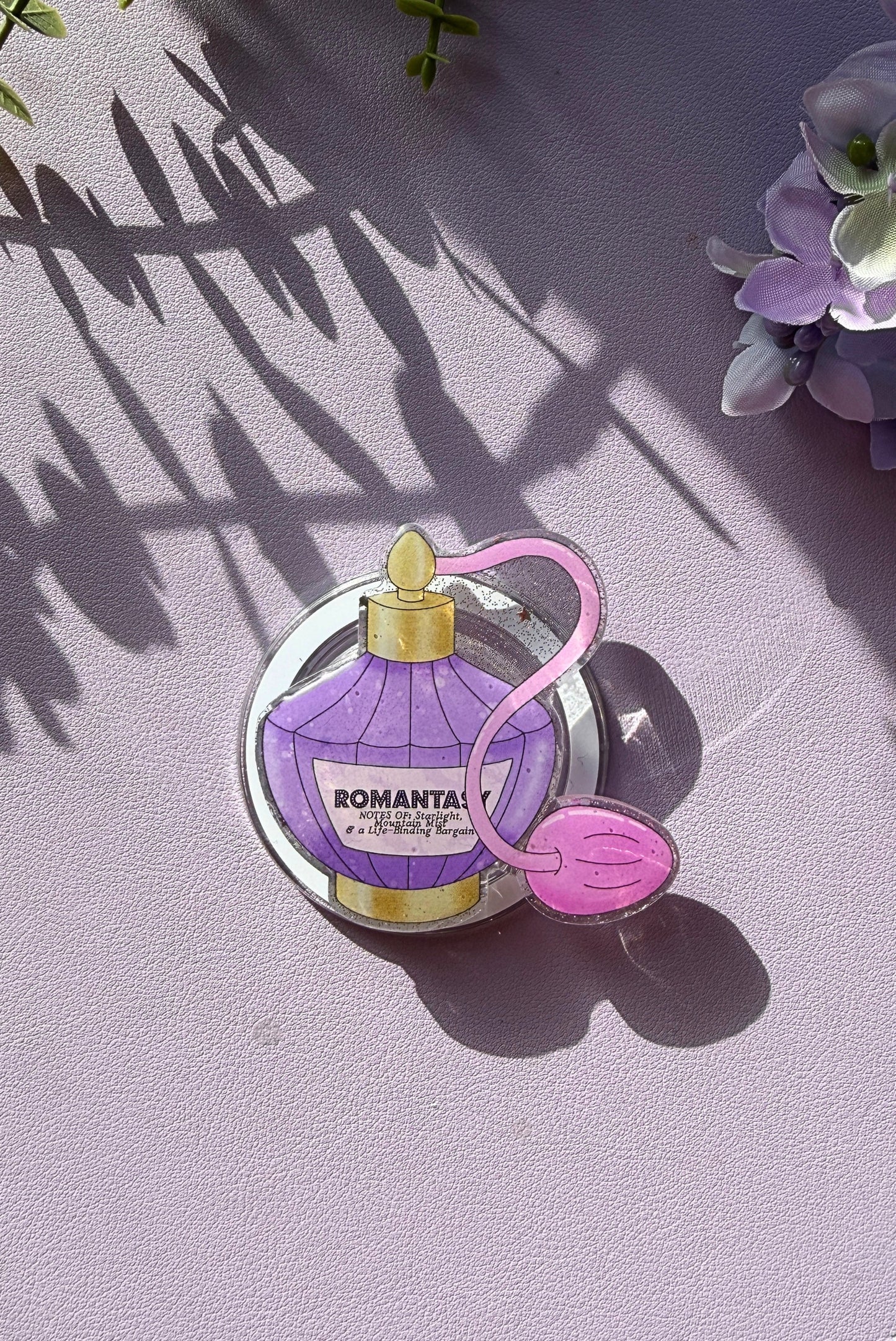 Romantasy Perfume Bottle Magnetic e-Reader & Phone Grip