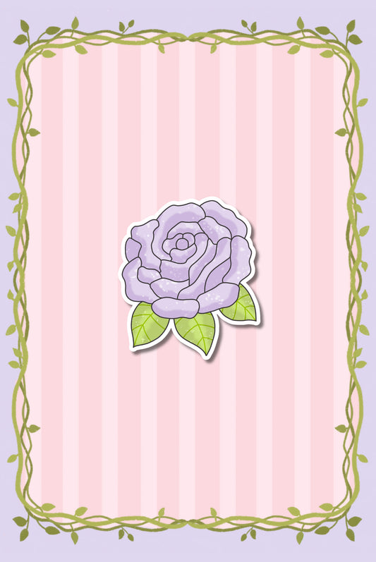Rose Glossy Sticker