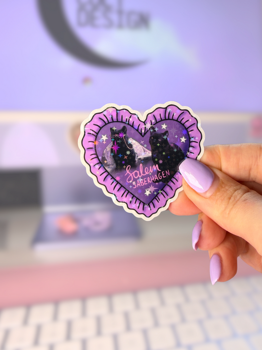 Salem Sparkly Sticker