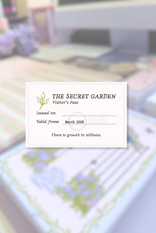 The Secret Garden Visitor's Pass