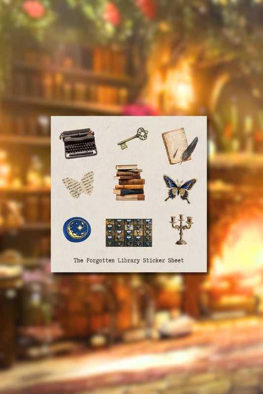 The Forgotten Library Sticker Sheet