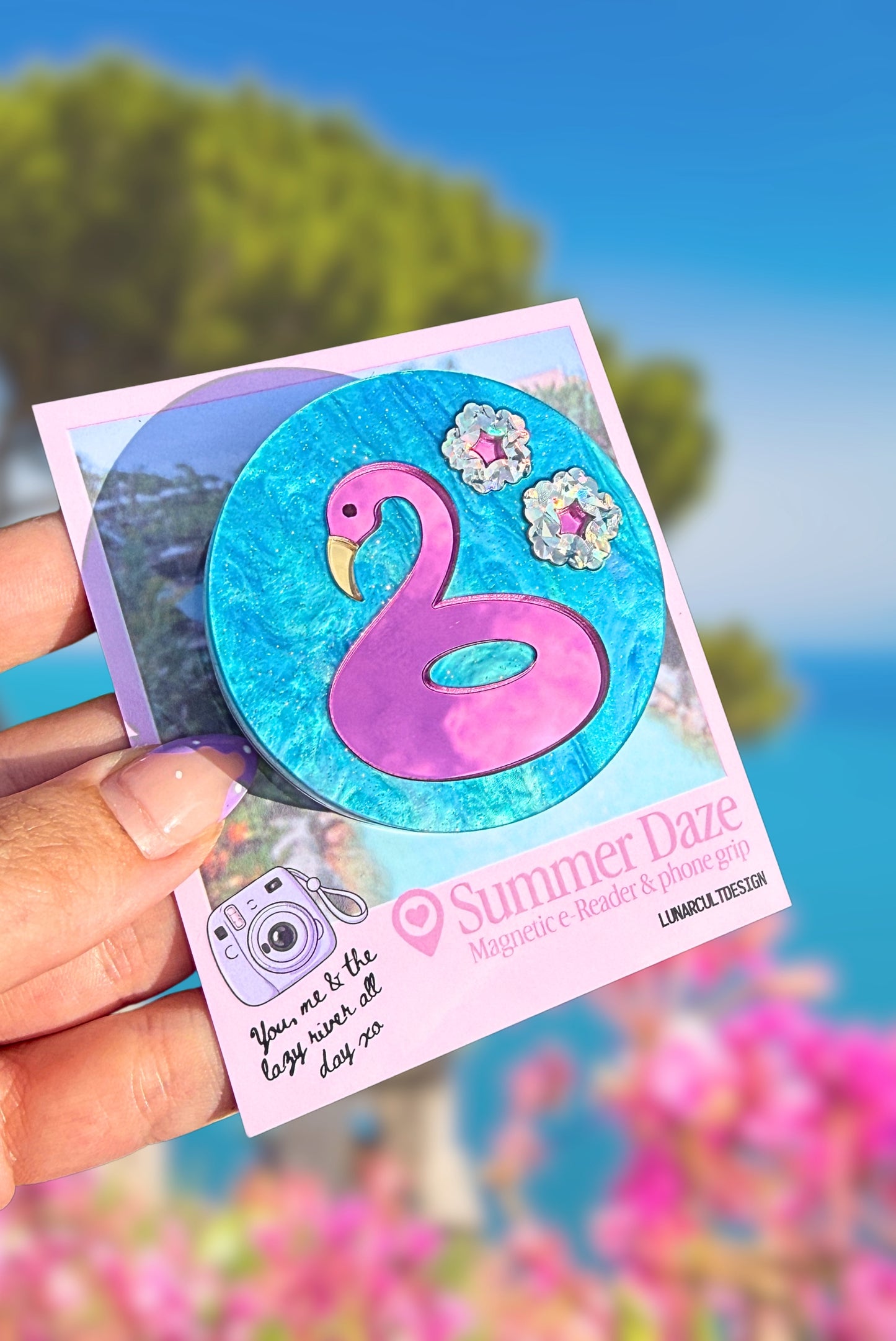 Summer Daze Magnetic e-Reader & Phone Grip [Limited Edition]