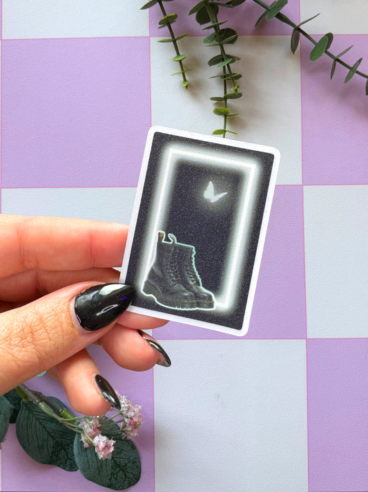 Box Band Sparkly Easy Peel Sticker