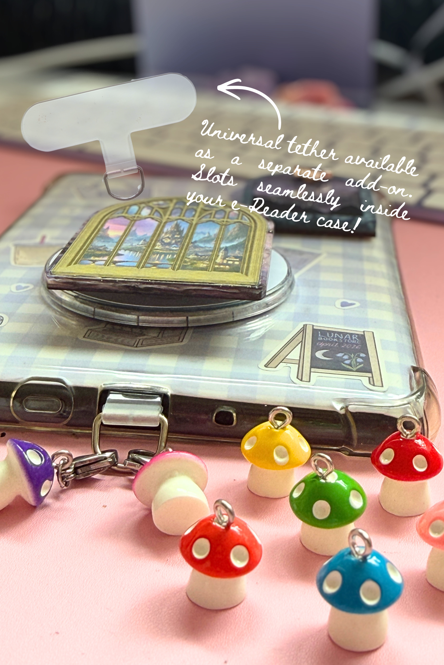 e-Reader Charms - Toadstools