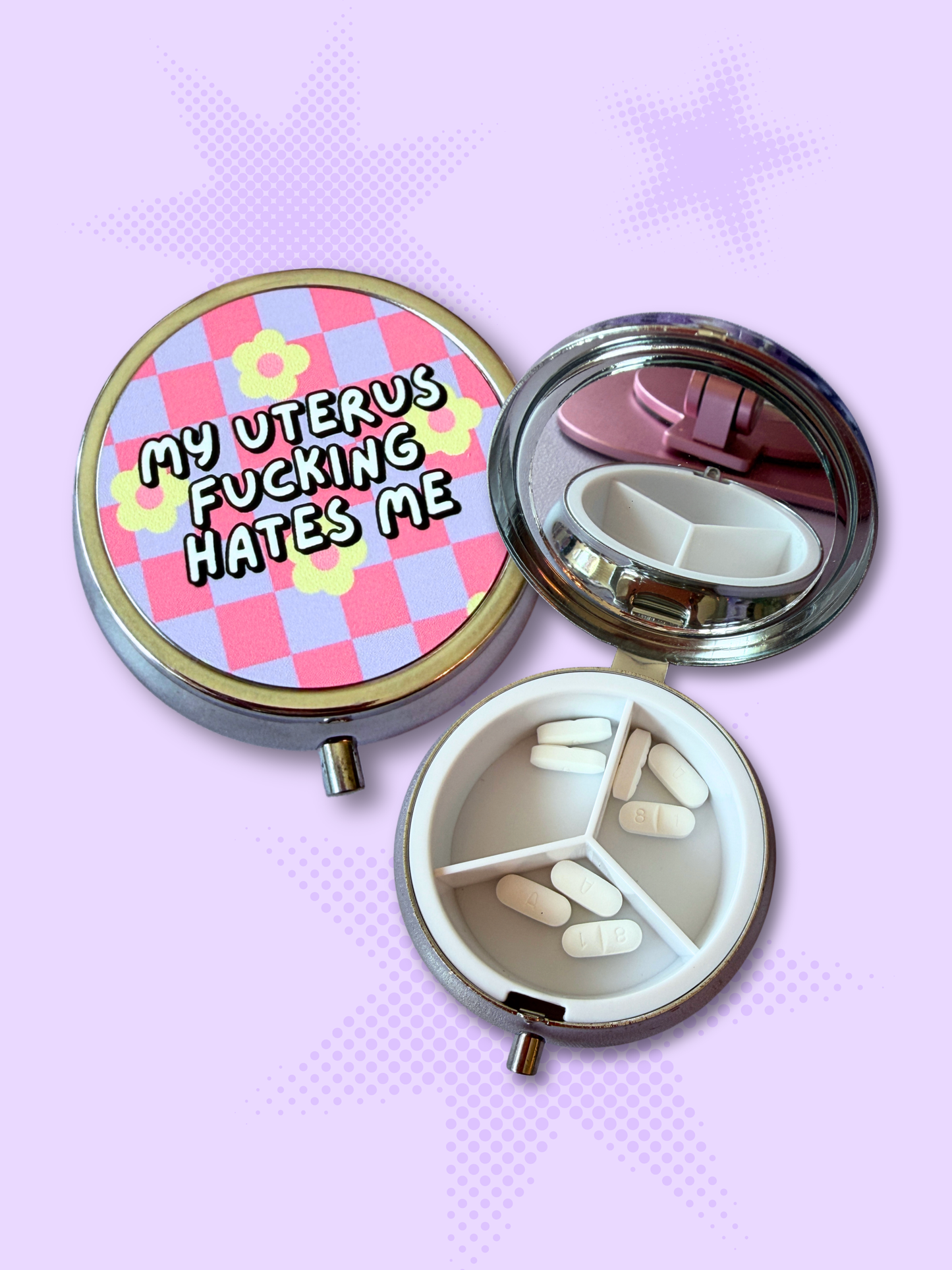 My Uterus Hates Me Pill / Vitamin Organiser