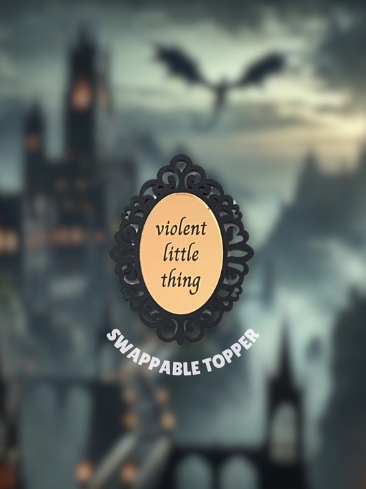 Violent Little Thing [Swappable Acrylic Topper for e-Reader & Phone Grips]