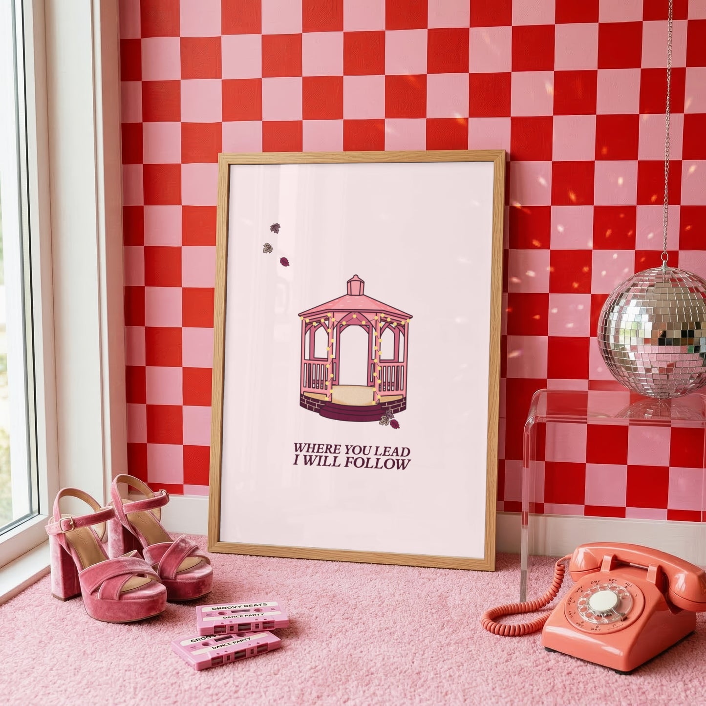 Where You Lead, I Will Follow Wall Art Print