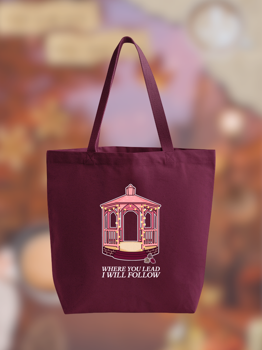 Where You Lead, I Will Follow Tote Bag