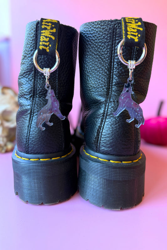 Wolf Boot Charms