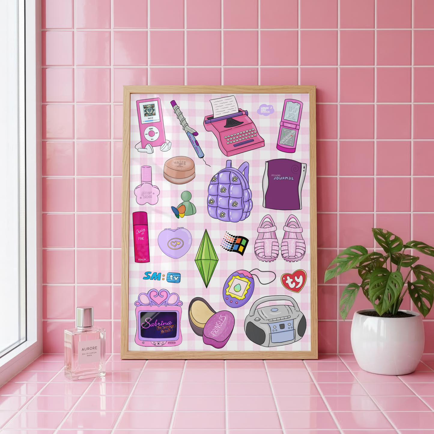 Y2K Wall Art Print