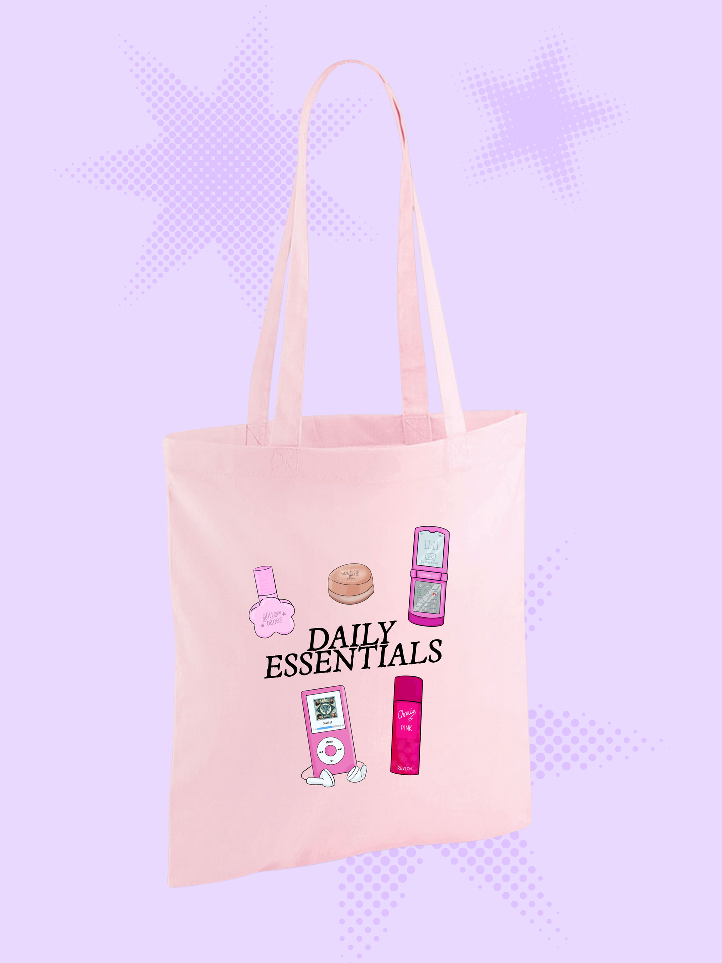 Y2K Daily Essentials Tote Bag