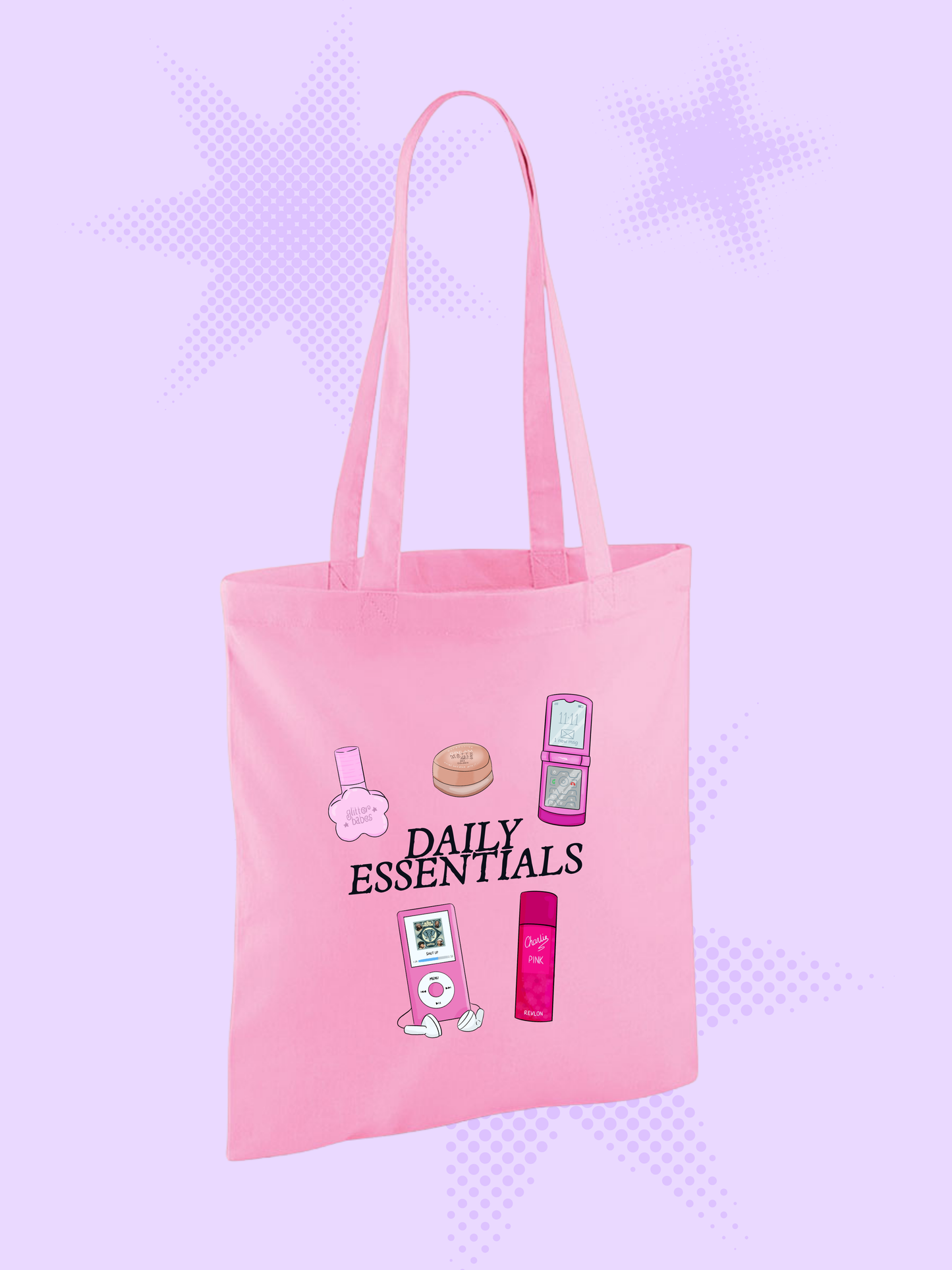 Y2K Daily Essentials Tote Bag
