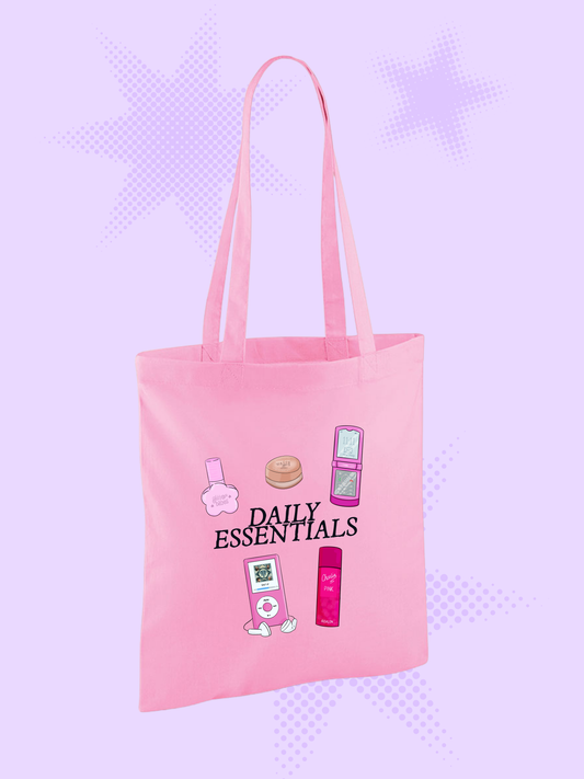 Y2K Daily Essentials Tote Bag