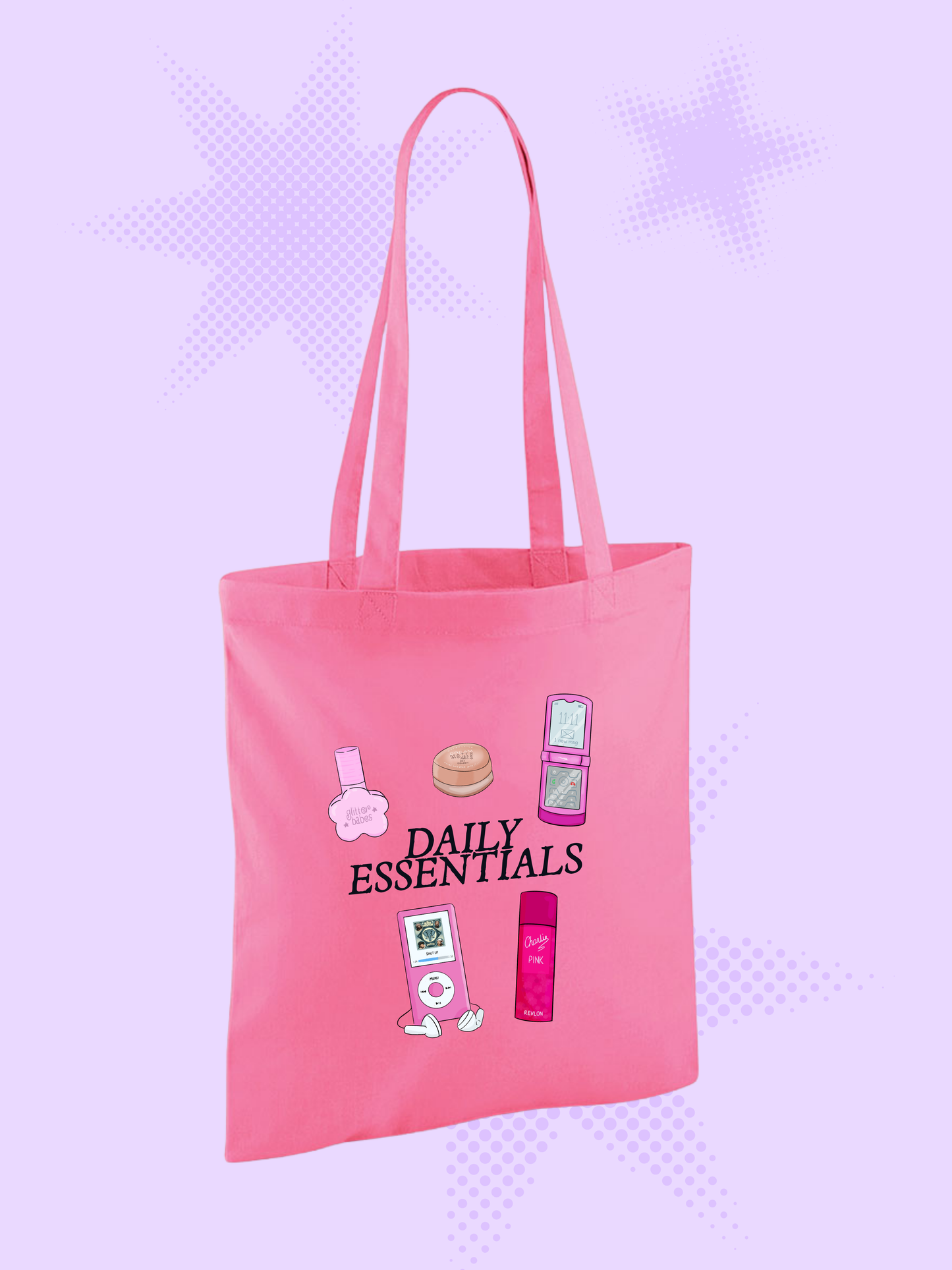 Y2K Daily Essentials Tote Bag