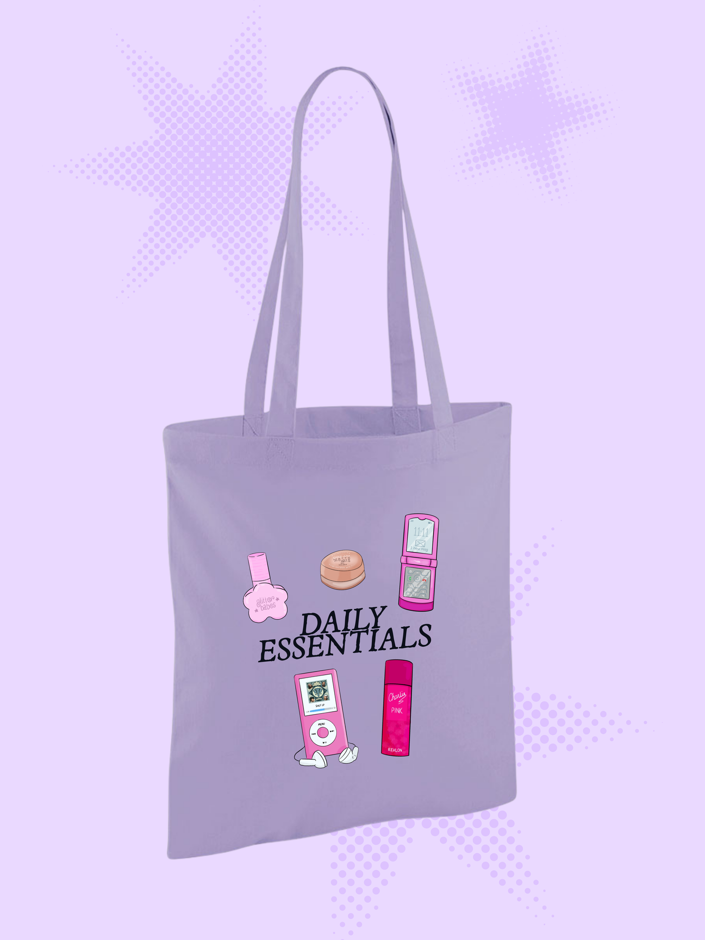 Y2K Daily Essentials Tote Bag