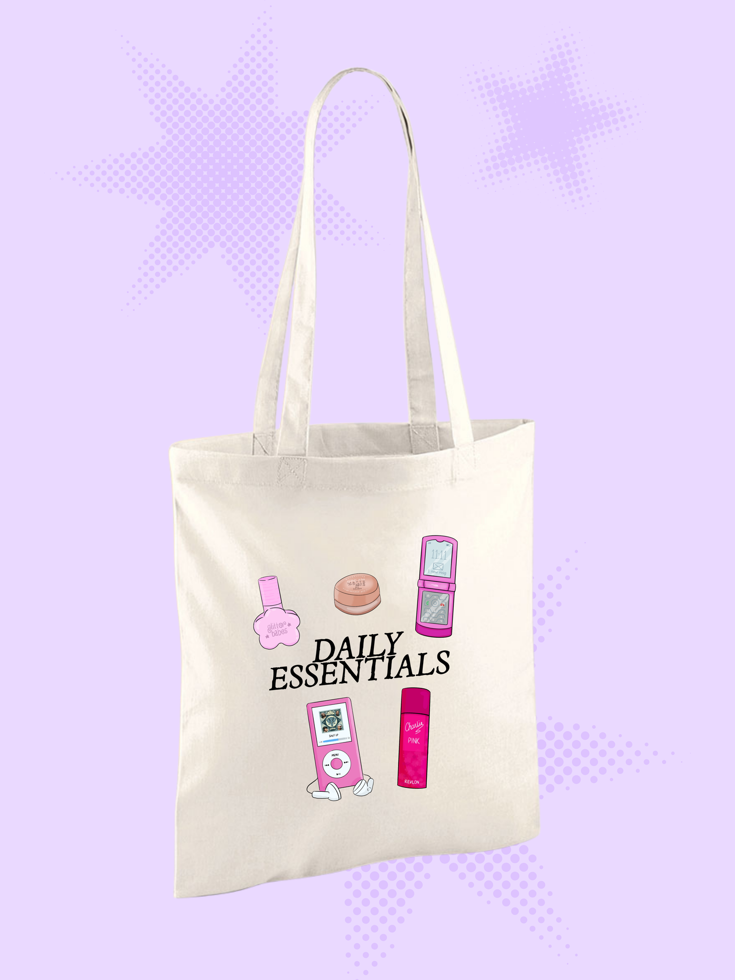 Y2K Daily Essentials Tote Bag