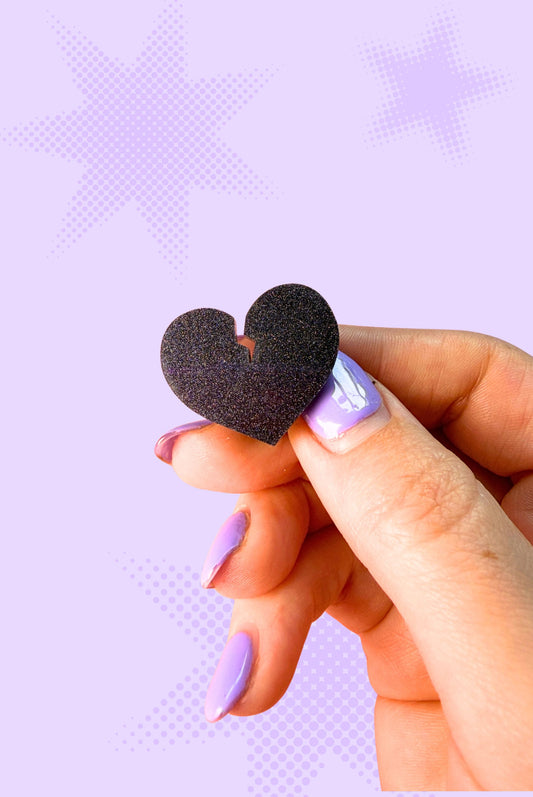 Black Hearts Club Shoe Charms