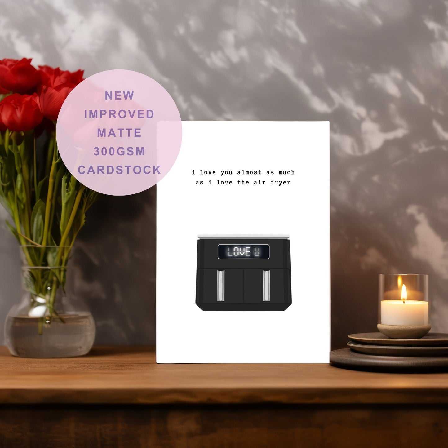 Funny Air Fryer Greeting Card