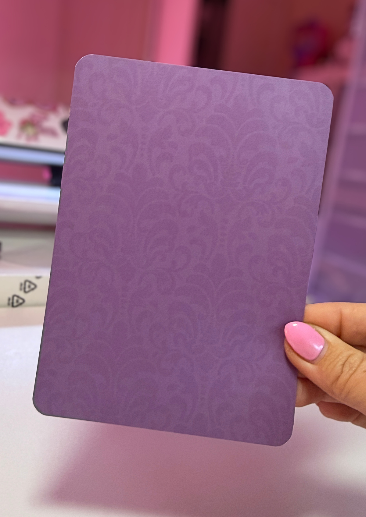 Magical Mauve e-Reader Insert