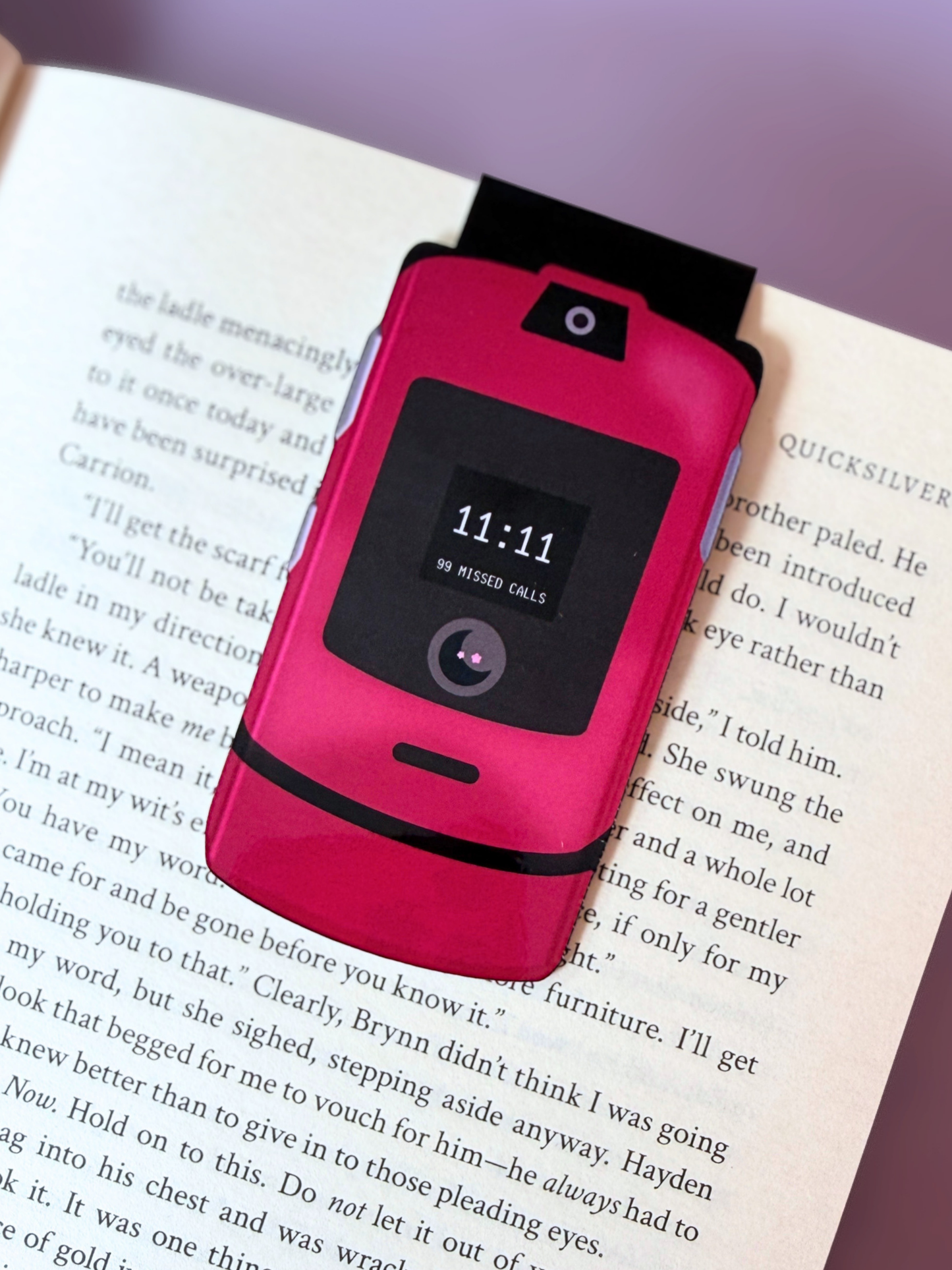Flip Phone Magnetic Bookmark