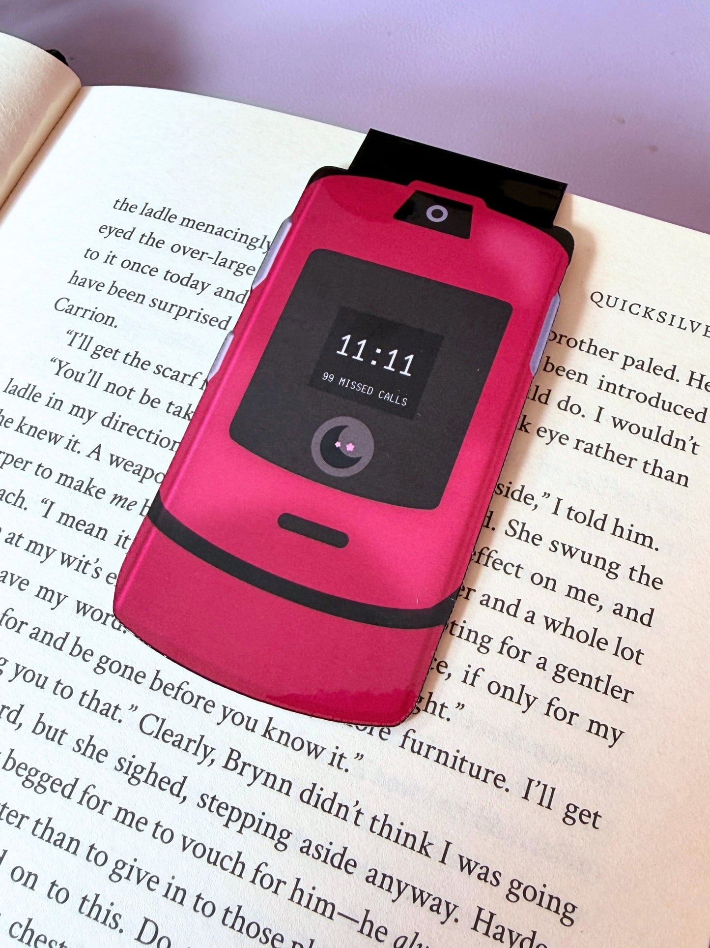 Flip Phone Magnetic Bookmark
