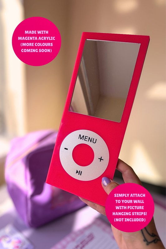 MP3 Acrylic Mirror ~ Y2K Nostalgia