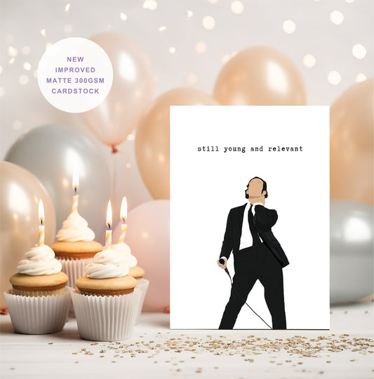 Matty Healy Still Young and Relevant Birthday Card