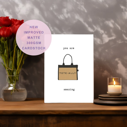 Marc Jacobs Tote Bag Greeting Card